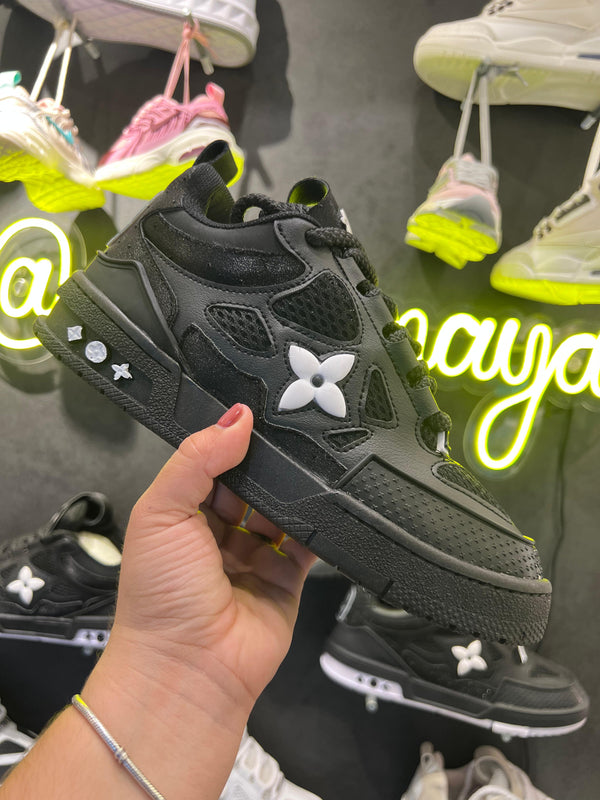 Skate L V Black Brillante