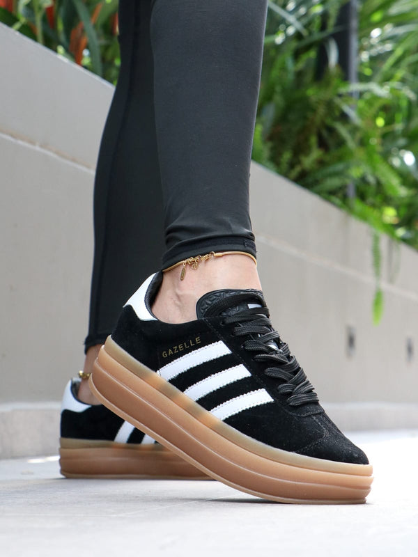 Adi Gazelle Bold Negro Beige